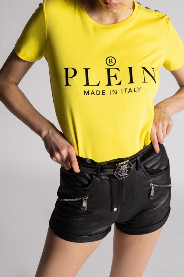 Philipp plein yellow online t shirt